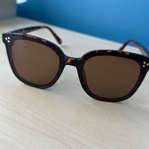 Tahari TH851 Oversized Tortise Sunglasses